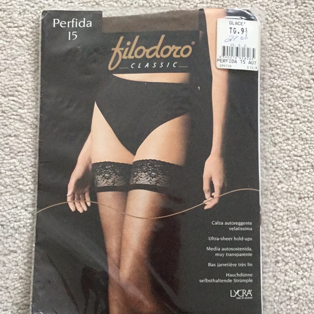 Ultra-sheer hold-ups size 9.5
